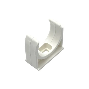 Fabricación mayorista de PVC abrazadera de sillín para clips de tubo de 25 mm