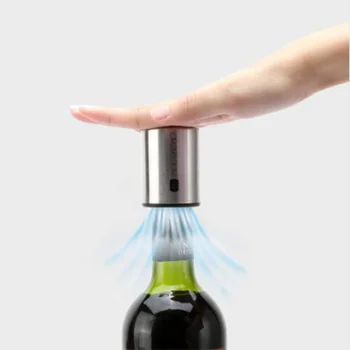 Youpin marca-Círculo de Alegría Smart Vino Tapón/Fast Decantador Dic Vacío de Acero Inoxidable de la Memoria de Vino Tapón Eléctrico Tapón de Vino
