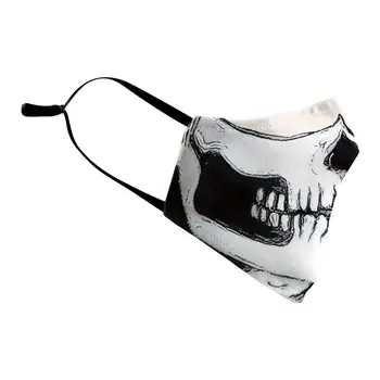 Divertido Adulto Mueca Joker Máscara de PM2.5 Cara Filtro de Carbón Activado Reutilizable Lavable 3D Halloween Cospaly Parte de la Impresión de la Boca Cubierta