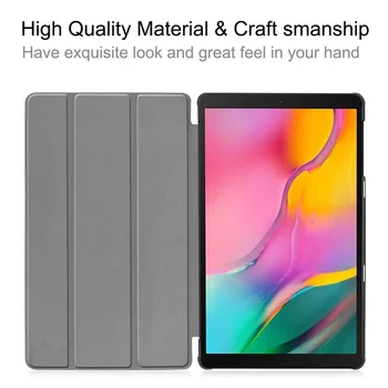 Caso para Samsung Galaxy Tab 10.1 2019 SM-T510 SM-T515 Tableta cubierta del Soporte del Caso para Tab de 10.1