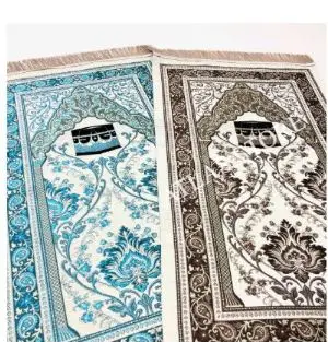 De lujo de Chenilla Doble Ki Alfombra alfombras de Oración musulmán islámico regalo سجاد صلاة مسلم هدية إسلامية sijad salat musulmán hadiat 'iislamia