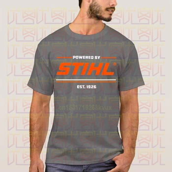 Más reciente 2020 Verano Powereo Por Stihl Motosierra Logotipo de Podadores de Árboles Madereros Algodón Casual T Shirt Homme Tops Camisetas S-4XL