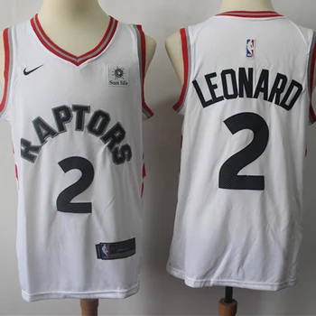 NBA Hombres Raptors de Toronto #2 Kawhi Leonard Baloncesto Camisetas de la Ciudad de la Edición de los Clásicos Swingman Jersey Cosido de Malla Hombres Camisetas