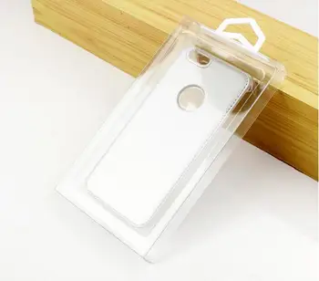 150pcs en Blanco Blister de PVC de Plástico Claro Envases al por menor del Paquete de la Caja para el iPhone 6 6 7 7 8 Más Clara de Teléfono Móvil de la Cubierta de la caja
