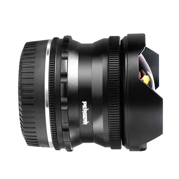 PERGEAR 7.5 mm F2.8 Ojo de Pez de Enfoque Manual de focal Fija para Panasonic G/GH/GX para Olympus EP/EM/EPL Cámara sin espejo