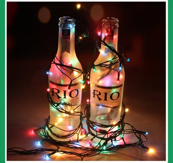10m 100 de la Lámpara de Luz LED de colores Mijo Árbol de Navidad de Luces Intermitentes de una Cadena de Luces luz de navidad exterior de navidad