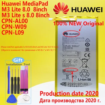 Nuevo Original Huawei Mediapad T1 8.0 Batería/T1 10/T2 8.0 Pro/T3 8.0/M1 8.0/M2 8.0/M3 Lite 8.0/Honor Pad1 HB3080G1EBW HB3080G1EBC