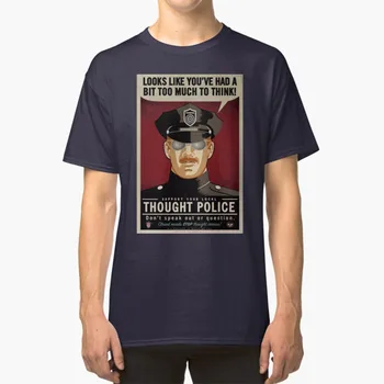 Policía Del Pensamiento T - Shirt 1984 Bigbrother Policía Del Pensamiento Thinkpol Orwell Ingsoc Crimethink Demasiado Para Pensar