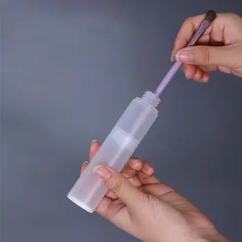 10 PIEZAS Pequeñas de Plástico Vacías Airless Bomba de Vacío de Prensa de la Botella Contenedor Para Cosméticos de Maquillaje de Viaje Líquido de las botellas rellenables