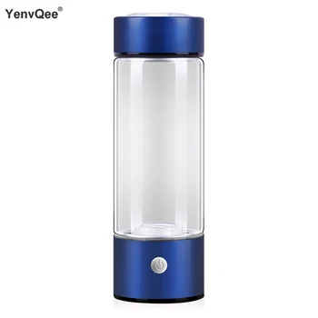 YenvQee 420ml Hidrógenos Rica Botella de Agua Lonizer Alcalina Generador de 3minutos de Hidrógeno del Agua