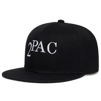 2019 Nueva 2PAC Carta de Bordado de la gorra de béisbol de algodón% moda sombrero de hip hop del snapback gorras para Hombre de la mujer Casual de ROCK papá sombreros