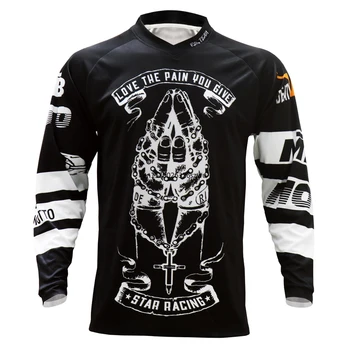 2021 motocross moto Jersey pista de bicicleta de montaña de ropa MTB bicicletas T-shirt DH BMX ciclismo camisetas de Off-road de la cruz tops