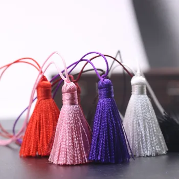 50pc Multicolor mini, borlas de Seda para aretes accesorios//accesorios de la joyería/joyería resultados Para DIY Artesanía de Joyas