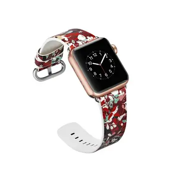 De Cuero genuino de la correa del Reloj de Apple Watch 5/4 de 40 mm, de 44 mm de Deporte de la Pulsera de la Correa para el iwatch Serie 3/2/1 38 MM 42 MM accesorios