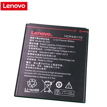 Original de 2750mAh BL259 Para Lenovo Limón 3 3S K32C30 K32c36 Ambiente K5 / K5 Plus / A6020a40 A6020 a40 Un 6020a40 de la Batería