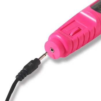USB de Carga 1Set Profesional Eléctrico de la Máquina de Perforación de Uñas Kit de Manicura Máquina Arte del Clavo de la Pluma Pedicura Archivo de Uñas Nail Art Kit de Herramientas de