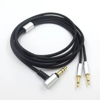 Para Sennheiser de 3.5 mm a 2*2.5 mm cable de audio Para Senhai HD202 HD212 Para Hifiman HE400i cable de los auriculares para Apple/Samsung Volumen