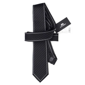 2021 Nuevo Estilo coreano de los Diseñadores de la Marca de Moda de 7CM de Corbata Para los Hombres Gravata Trabajo Corbata de Alta Calidad de Poliéster Seda de la Caja de Regalo