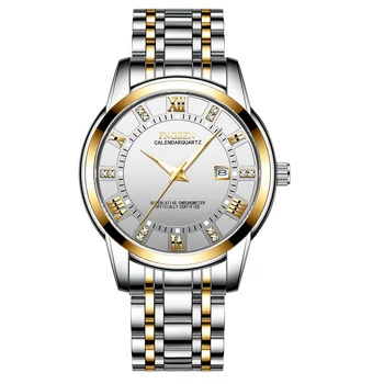 Relojes de hombre de Negocios de Marca de Lujo para Hombre Reloj de Cuarzo de Acero Inoxidable Reloj de Moda Casual de la Fecha de la Semana de Reloj de Hombre Relogio Masculino