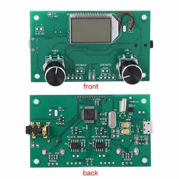 Receptor de Radio FM Módulo 87-108 mhz Modulación de Frecuencia Estéreo tabla receptor con Pantalla LCD Digital 3-5V DSP PLL