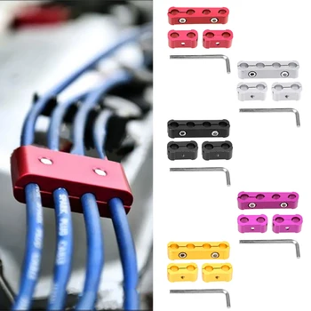 LEEPEE UniversalEngine los Cables de las bujías Separador 3PC Divisor Organizador Divisor de la Abrazadera Kit de Coche de Sustitución 8mm 9mm 10mm de Diámetro