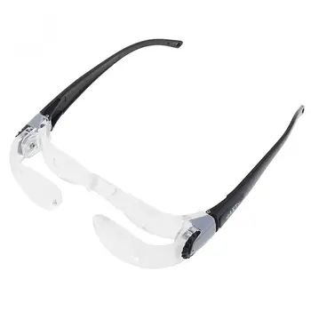 2.1 X 0-300 Grado de ABS + Lentes Ópticas de Acrílico Portátil Ajustable Televisión Gafas Lupa para Ver la TELEVISIÓN