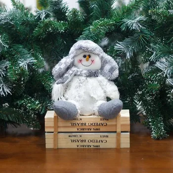 De navidad Muñecos de nieve Muñeca de Trapo, Feliz Navidad Decoraciones para el Hogar Noel de Navidad 2021 Año Nuevo Regalos de Santa Claus, Muñecos de Elfo de Navidad #6