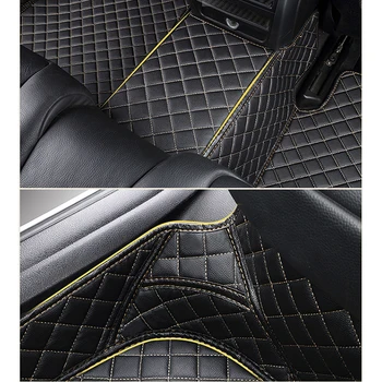 KADULEE de encargo del coche alfombras de piso para Jaguar XF XE I-RITMO XJ XK XJL XJ6 XJ6L F-PACE F-TIPO de marca empresa de soft de los accesorios del coche esteras de pie