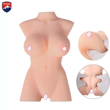 MLSice Sexo Amor Muñeca Masturbador Masculino - 3D Realista de Sexo Masculino de Muñecas con Mama Culo Apretado Vagina Coño Culo de Adultos Juguetes Sexuales para Hombres