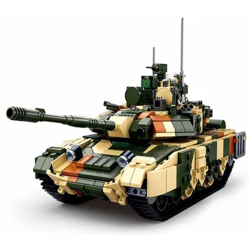 La Serie militar ruso T90MS principal tanque de batalla Modelo de BRICOLAJE Accesorios de la Construcción de Bloques, Ladrillos Niño Juguetes Regalos