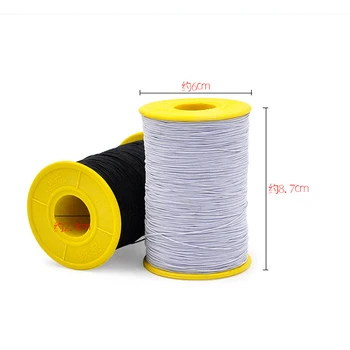 Banda de goma / ronda suelta hilo / fina cuerda elástica / se puede coser la parte inferior de la línea / línea elástica / hilo elástico de alta