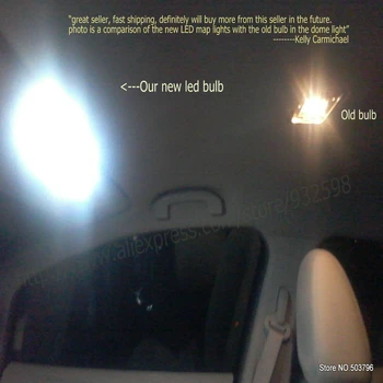 Interior led luces del Coche Para BMW 6 descapotable cabrio f12 Lectura de la cúpula de bombillas para coches de error de Licencia libre de la Luz de la Placa 10pc/lot