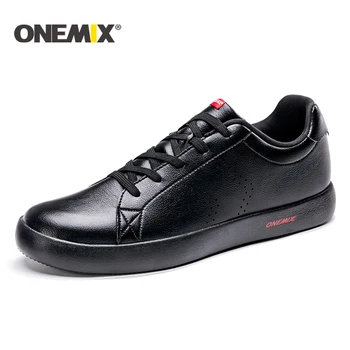 ONEMIX 2019 nuevo Skate Zapatos de las mujeres de trekking ligero de zapatos de los hombres blandos de caminar al aire libre de los zapatos de los hombres blancos zapatos zapatillas de deporte hombres