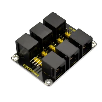 Keyestudio FÁCIL plug RJ11 IIC Interfaz de Conversión de Shield Para Arduino MADRE