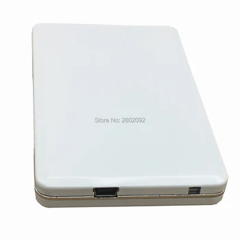 Blanco de 1,8 pulgadas con USB2.0 CF HDD Caso IDE PATA 50Pin Externo de la caja de Disco Duro Caso de la Caja con la Bolsa de Viaje Cf USB