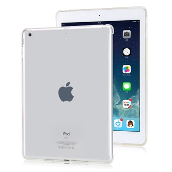Para el iPad de Apple 10.2 Caso De 2019 Silicona TPU Volver Cubierta de la Funda para la 7ª Generación de Casos Compatibles con Smart Keyboard