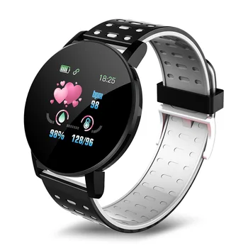 Deportes nuevo Reloj Inteligente Impermeable de la Frecuencia Cardíaca Pulsera Inteligente con Pantalla Táctil de Alta definición de la Aptitud Smartwatch para Hombres, Mujeres