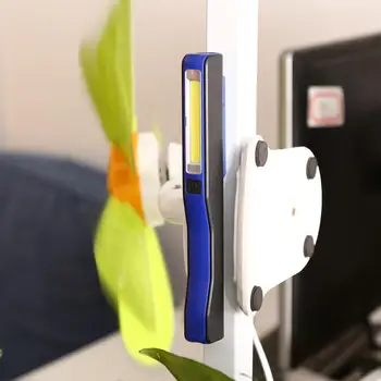 Portátil Led linterna de Mano Recargable USB Clip magnético Luz de Trabajo de Inspección de la Lámpara