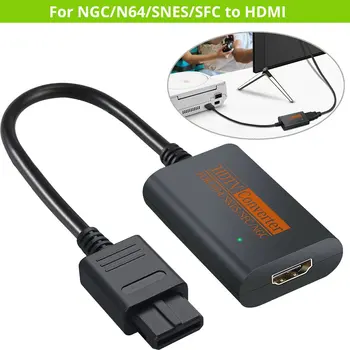 Adaptador Para NGC/SNES/N64 compatible con HDMI Convertidor Adaptador Para 64 Para GameCube Plug and Play Completo de Cable Digital