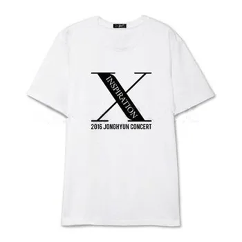 Kpop Shinee T-shirt Unisex jongh-hyun X-INSPIRACIÓN Concierto de los hombres de la Camiseta de la Camiseta Tops