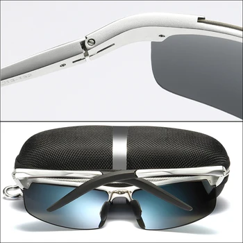 DEARMILIU 2019 de los Hombres Gafas de sol Polarizadas de Aluminio magnesio de Conducción Gafas de Sol Gafas Gafas UV400 Gafas De Sol del Deporte De los Hombres