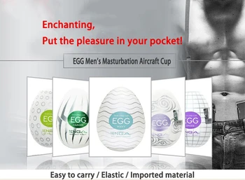 2 piezas de HUEVO Hombres Portátil G-spot Estimulador Masajeador de Placer Dispositivo Para los Hombres la Masturbación Sexo Juguetes para Adultos Productos