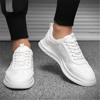 Verano zapatos blancos zapatos calientes fino transpirable zapatos de los hombres blancos de la junta directiva de zapatos, zapatos blancos con zapatos blancos