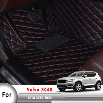 3D de Coche alfombras de Piso Para XC40 2018 2019 2020 Interiores de Automóviles Alfombras Cubiertas de Automóviles, Accesorios Impermeable Alfombras Para Volvo XC40