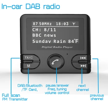Bluetooth del coche FM Transmisor Inalámbrico de manos libres Receptor de Audio de Auto MP3 Player Adaptador de colores de la Pantalla LCD Para el Coche Accesorios