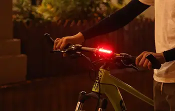Goofy Delantera y Trasera Luz de la Bicicleta USB de la Batería de Litio Recargable LED Bicicleta luz trasera Bicicleta Casco de la Luz de la Lámpara de Montaje