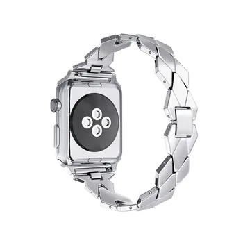 Correa de Acero inoxidable para el Apple Watch Band 5 4 3 42 mm 40 mm Pulsera de Iwatch Serie 5 4 3 2 1 Correa Iwatch 44 mm 38 mm Accesorios