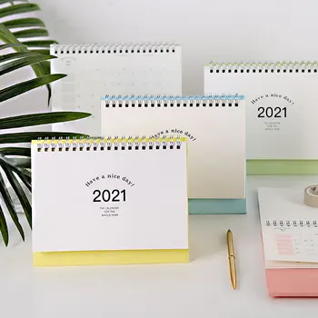 Mini Tabla De Calendario De Escritorio Papel Semanal Planificador Planificador Anual 2021 De La Agenda De La Rutina
