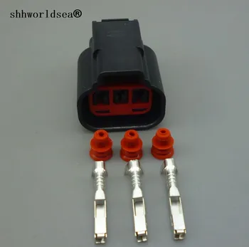 Shhworldsea 3 pin coche del cigüeñal sensor de posición de la clavija de conector resistente al agua para Mazda 6 M6 para Mazda 3 M3 M5 M8 para hipocampo