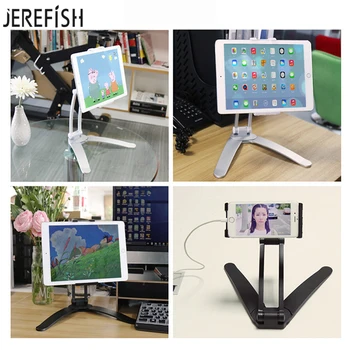 JEREFISH Universal Ajustable 2 en 1 Cocina de Escritorio de la Tableta del Teléfono Móvil soporte de Montaje Soporte Para 11-21 pulgadas Tablet